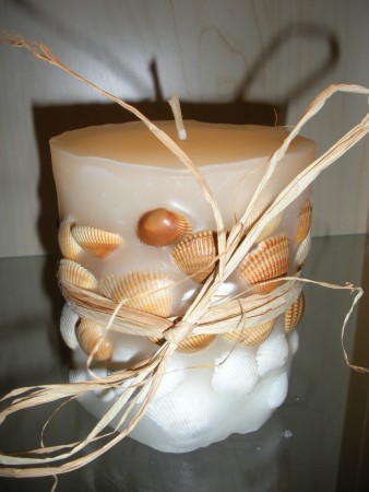 Seashell Candle